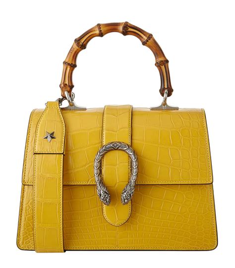 gucci bag yellow handle|gucci top handle crossbody bag.